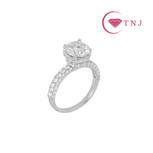 Nhẫn Solitaire đính đá cao cấp